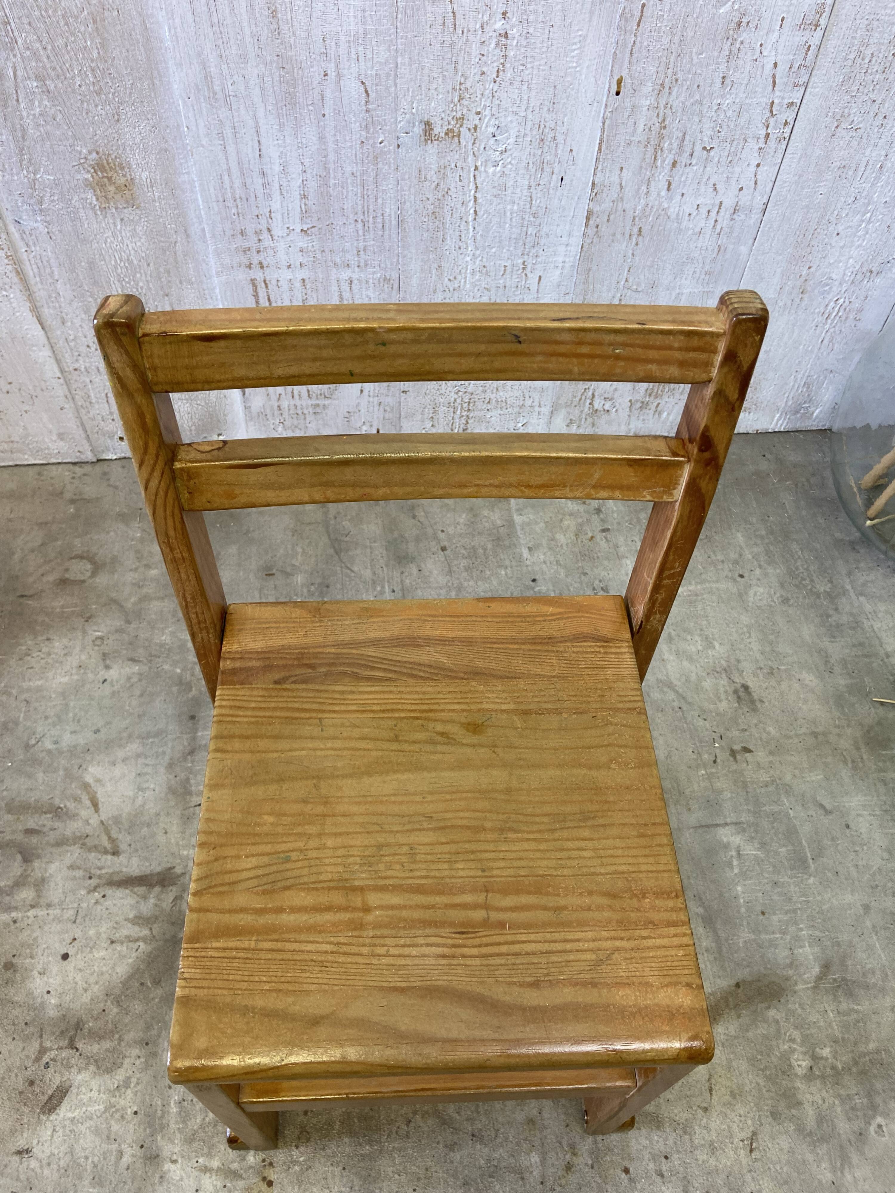 Vintage school chair