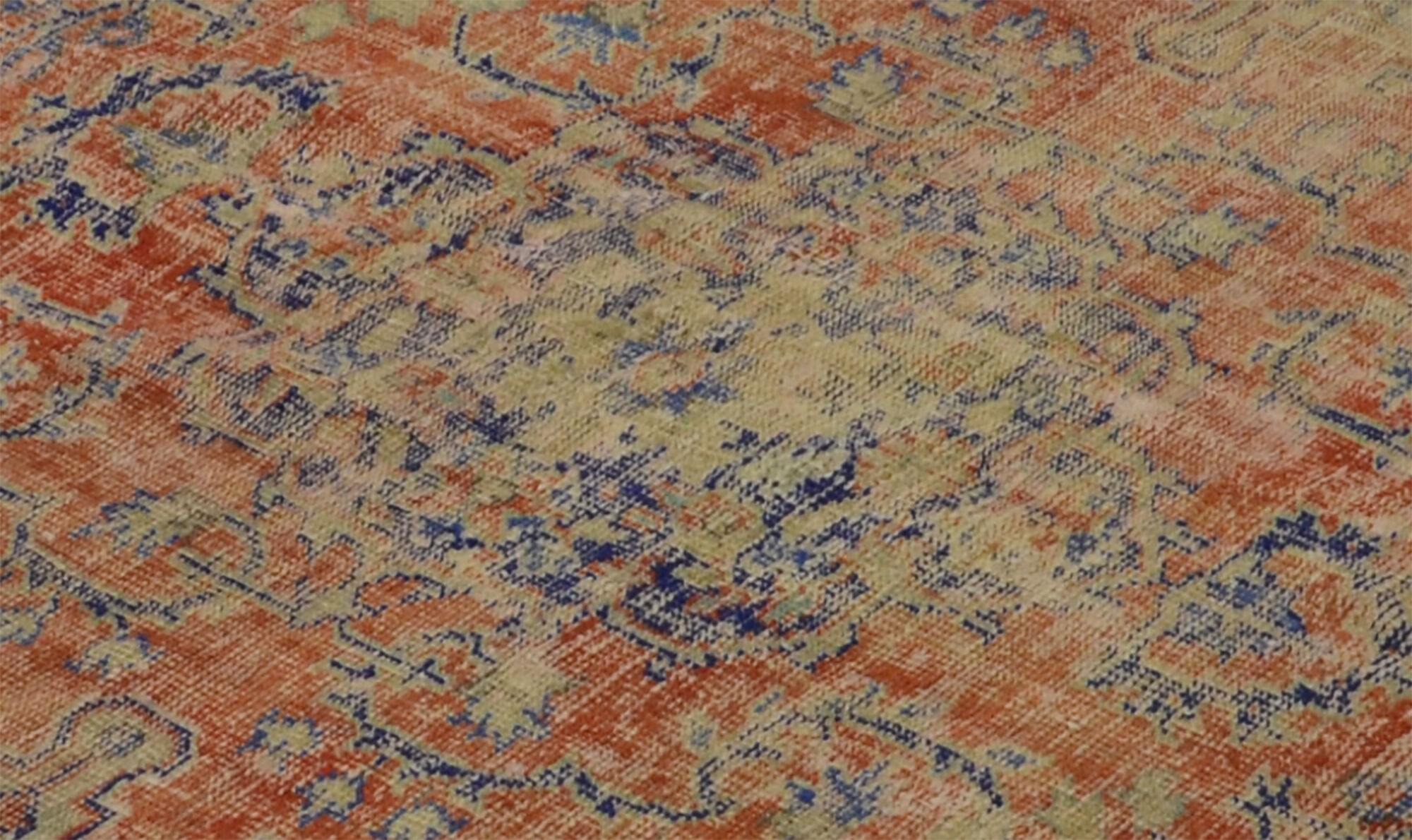 Tapis vintage Anatolien fait main 232 cm x 161 cm