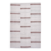Tapis kilim beige orange 210x310, Tapis kilim en laine beige terracota