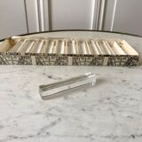 Set of 10 50s crystal knife holders