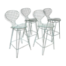 Vintage industrial set of bar stools
