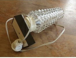 Crystal bedside lamp