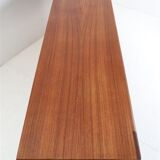 Bernhard Pedersen & Søn teak sideboard with tambour doors / Danish Mid-Century Modern design / 1960s