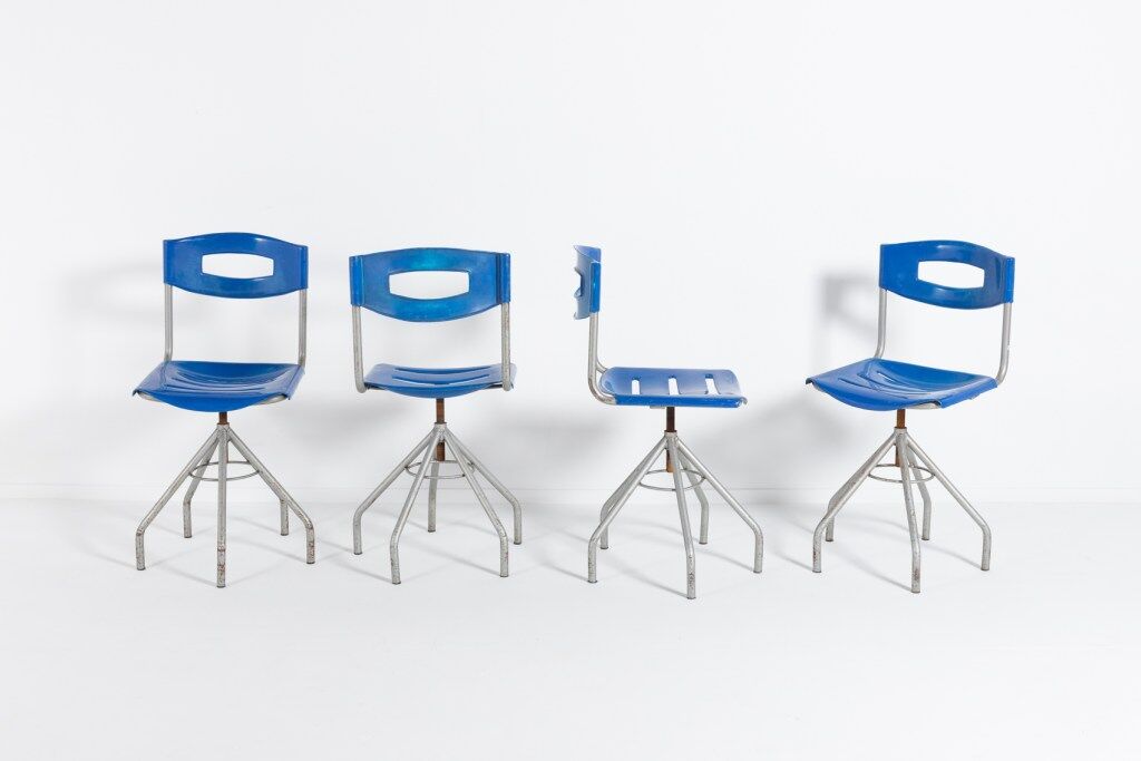 Vintage industrial stool