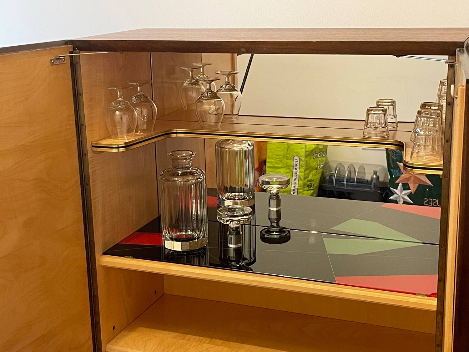 1960s rosewood mini bar