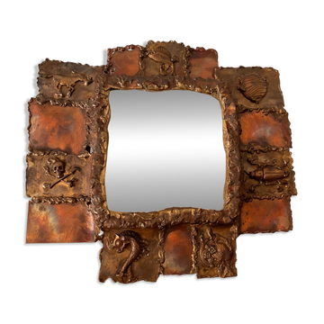 Brutalist mirror