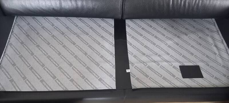 3-seater leather sofa Roche Bobois