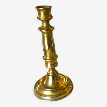 Solid brass candle holder