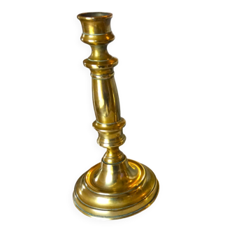 Solid brass candle holder