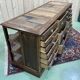 Oak store counter from the 1930s