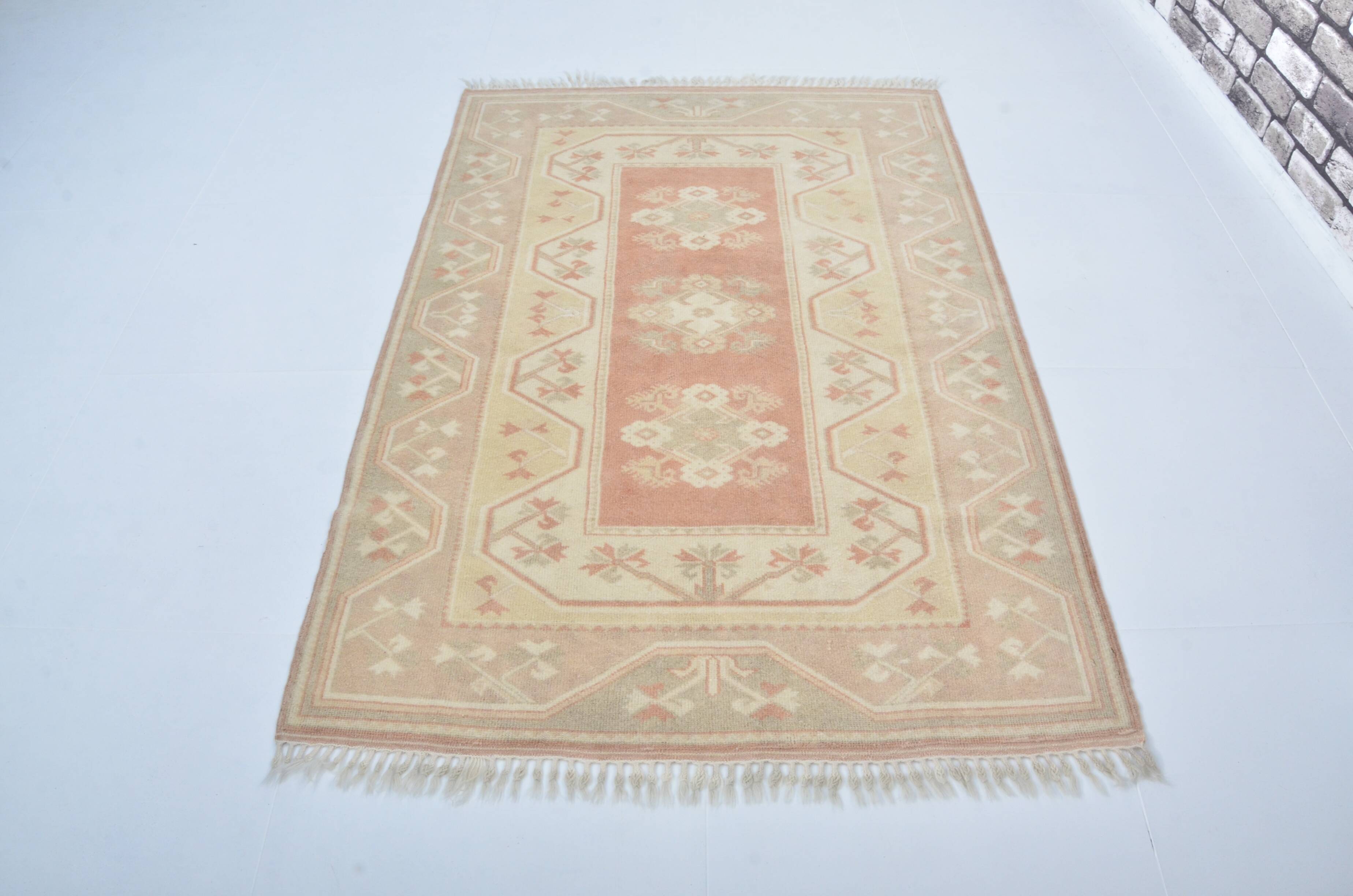 Turkish Oushak handmade rug sku 3598