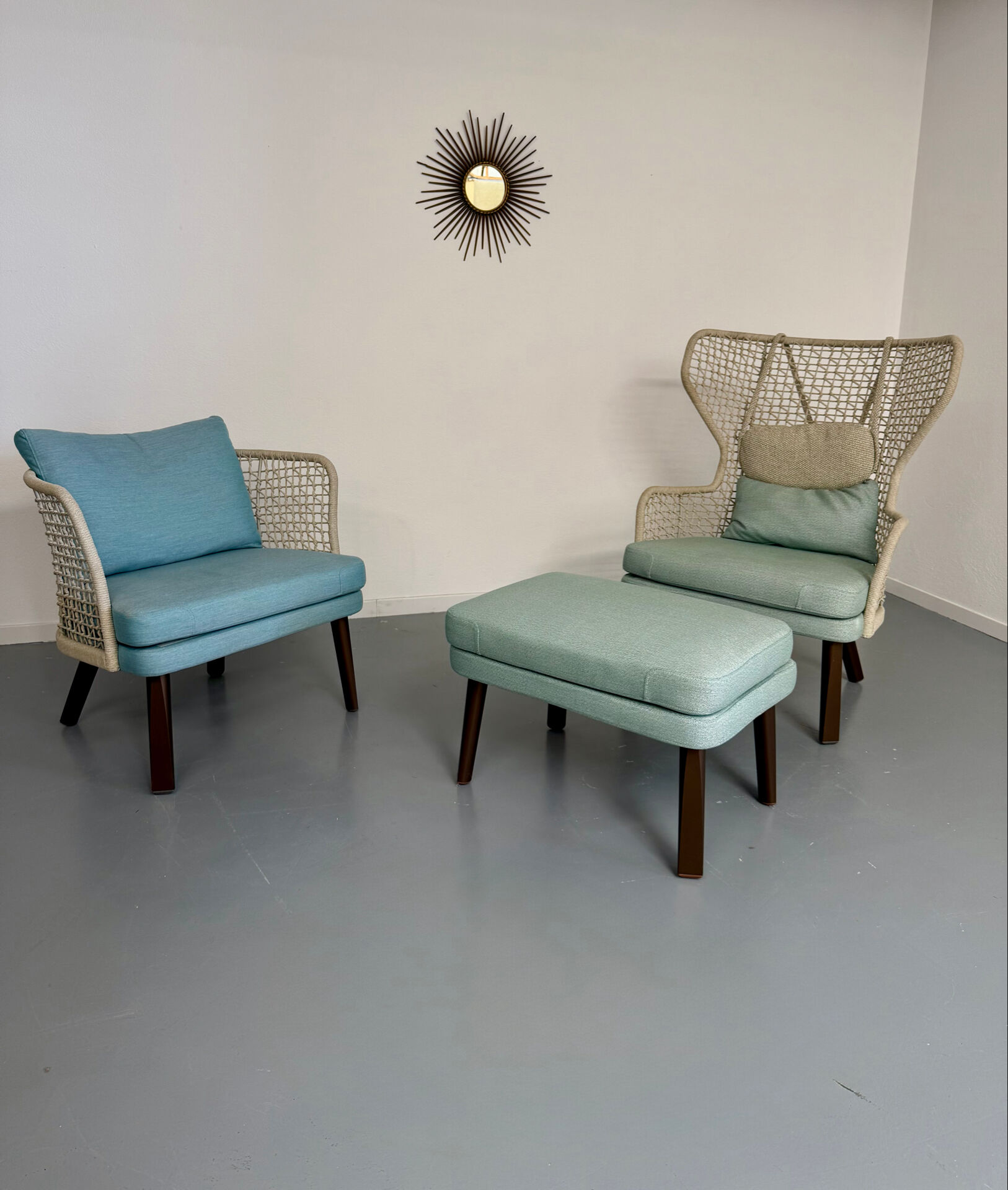 Emma lounge chair, Italian design by Monica Armani for Varaschin.