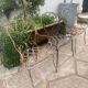 Wrought iron armchairs 1940