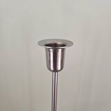 Pair of chrome candlesticks or candelabras - Ikea design from the 90s