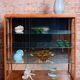 Art Deco Display Cabinets in Maple, Glass, and Mirror, Czech, 1930s, Set of 2