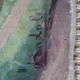 Oil on canvas, Path in the Countryside