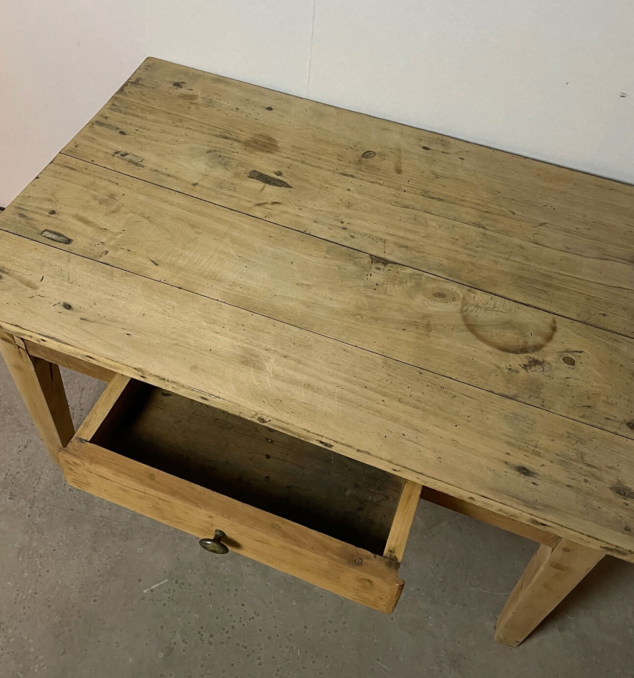 Light pine coffee table