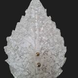 Lot de trois belles appliques en verre de Murano (Barovier Toso)