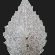 Lot de trois belles appliques en verre de Murano (Barovier Toso)