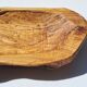 Plat brutaliste en bois d'olivier 1970