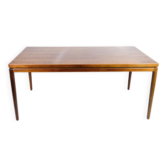 Dining Table With Extension Made In Rosewood By Johannes Andersen From Chr. Linneberg From 1960s