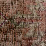 2x12 shades of pale orange vintage runner rug