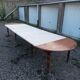 Large table, dining room, with 5 extensions, 8 feet.wood