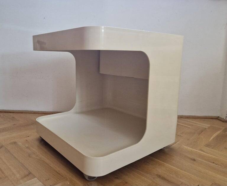 Midcentury Side Table, GAME, Marcello Siard for Longato, Italy, 1970s