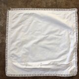 Old baby pillowcase with embroidered edge
