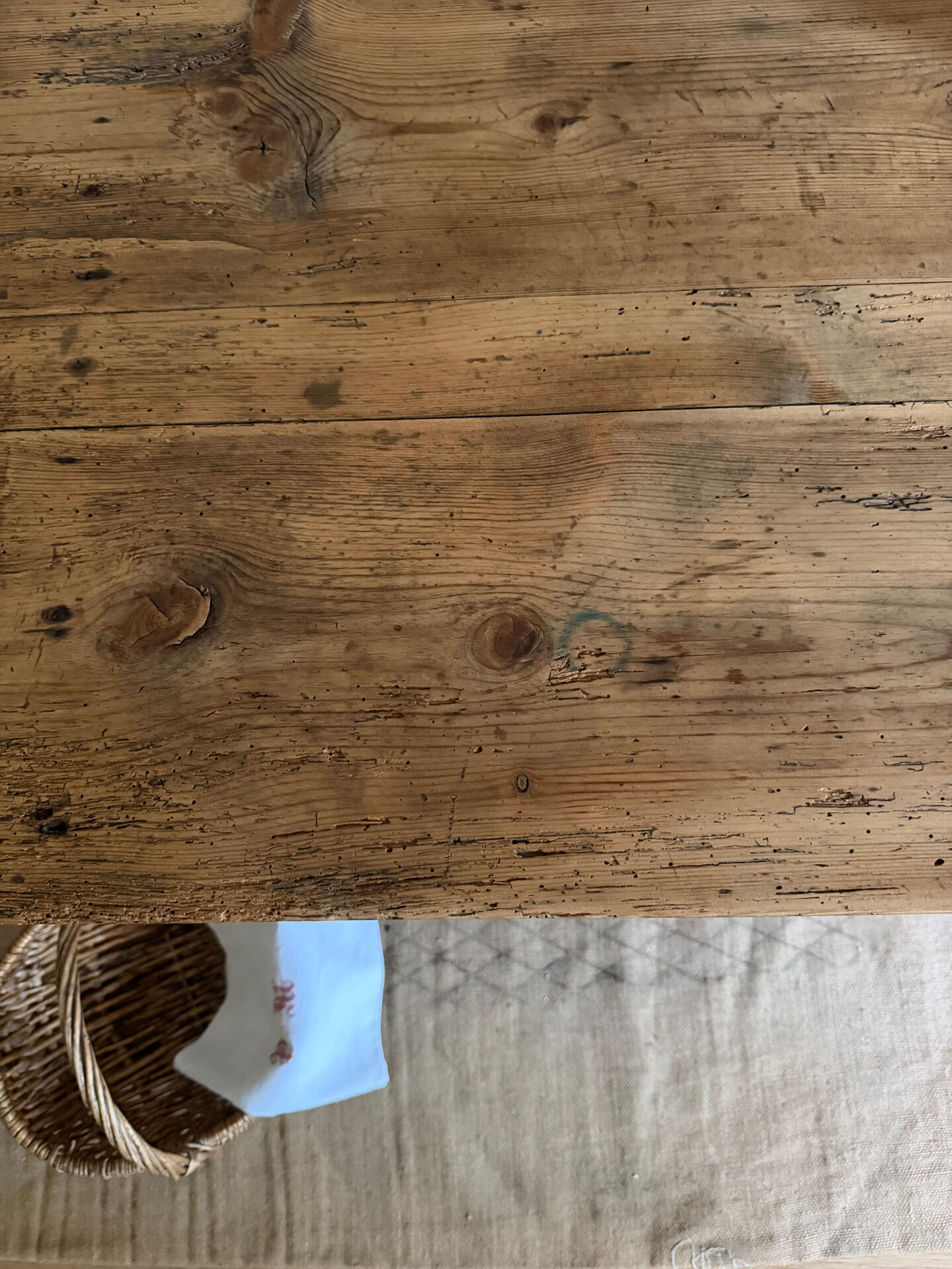 Renovated farmhouse coffee table