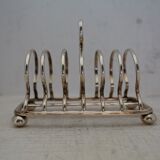 Butter dish and toaster English silverware