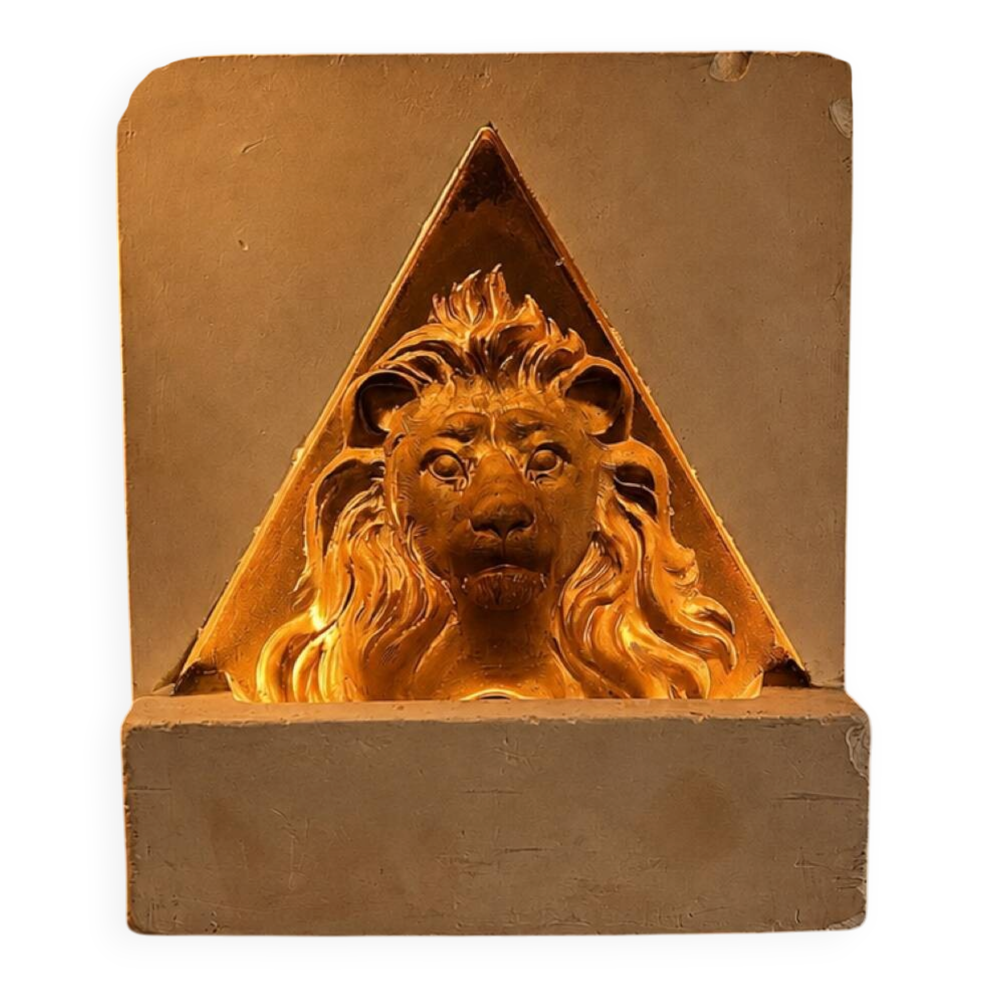 Vintage lamp Koros series lion look