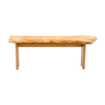 Chestnut Bench With Vee Legs