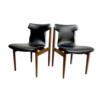 Set de 2 chaises de salle à manger par Inger Klingenberg pour Fristho Franeker