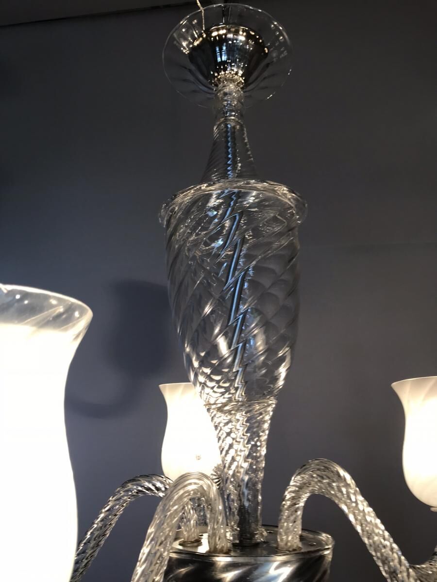 Circa 1950 Murano glass chandelier