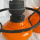 Pendant chandelier, vintage, opaline, Orange, 1970s