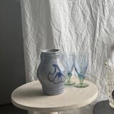 West Germany blue carafe H19.5