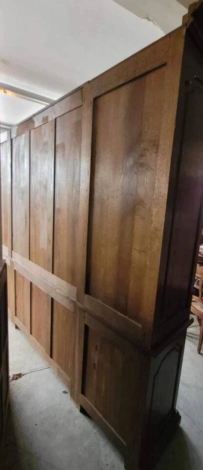 Vintage Rustic Bibus Sideboard in Solid Wood Circa 1980