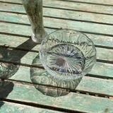 Cut glass salad bowl