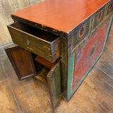 Buffet ancien chinois 4 portes + 2 tiroirs