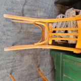 Series of four baumann bistro chairs