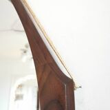 Italian teak mirror