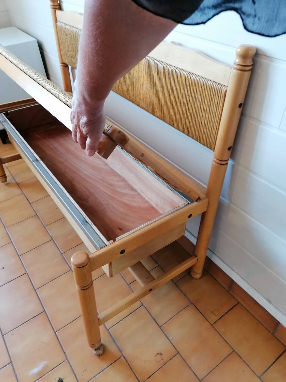 Straw Chest Bench