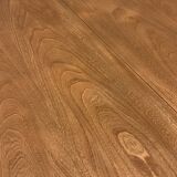 Table scandinave ronde vintage à pied central étoile extensible Baumann