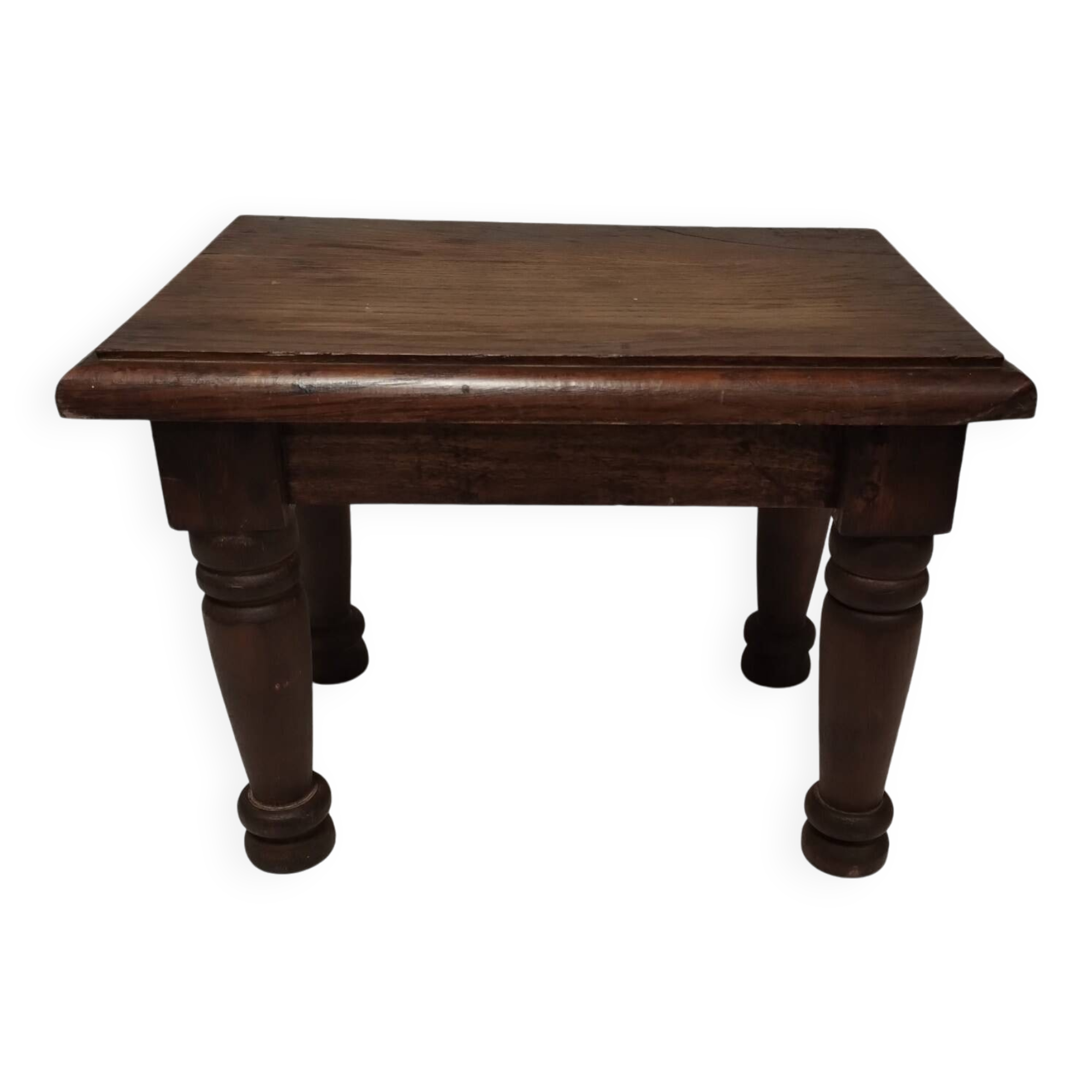 Small solid oak footrest