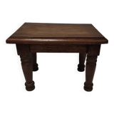 Small solid oak footrest