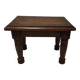 Small solid oak footrest