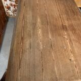 Old rectangular table - 1M40 - 2 drawers