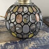 Vintage faceted pendant light