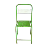 Chaise métallique vintage